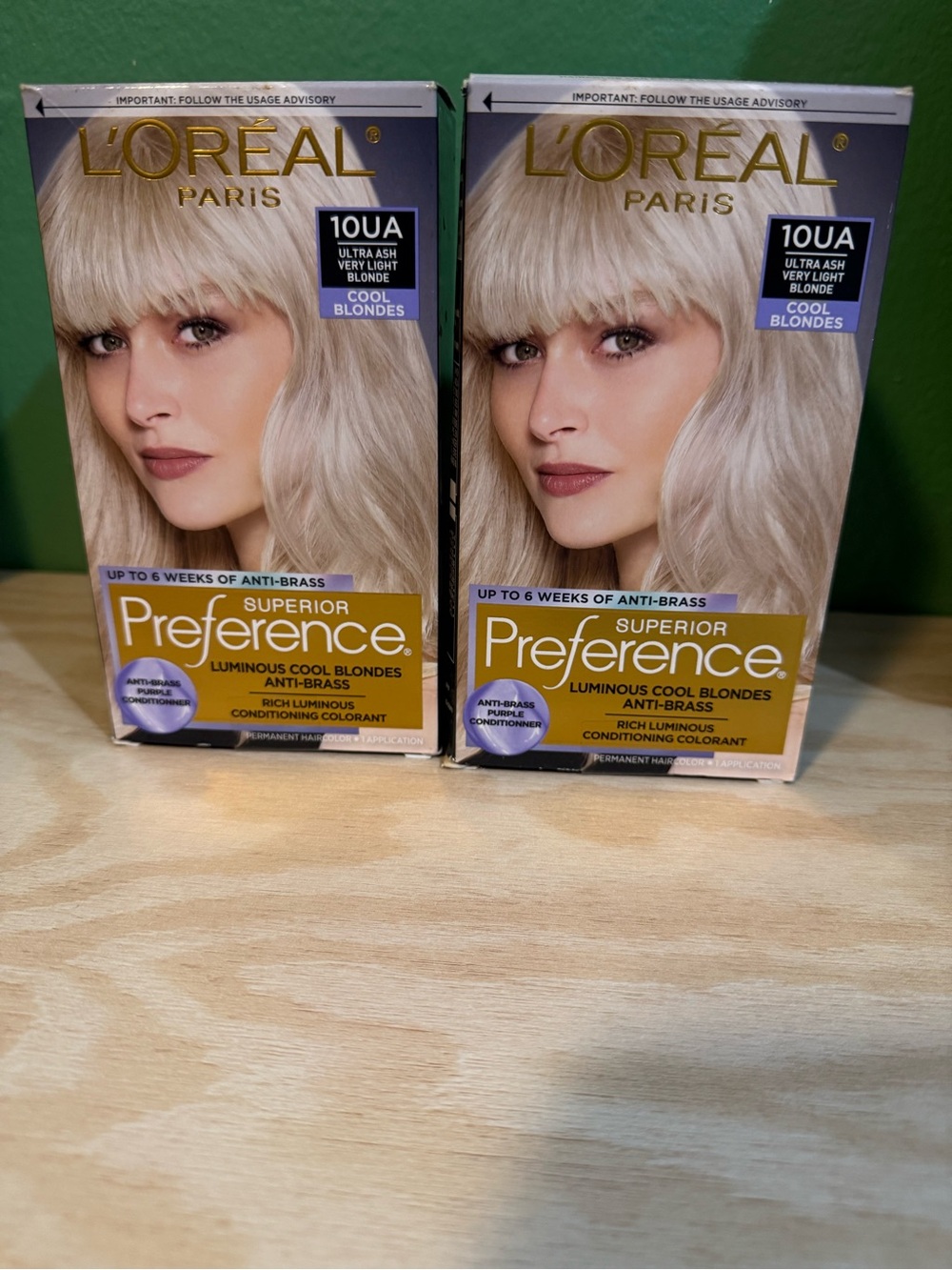 Preference 10UA Ultra Ash Very Light Blonde Hair Color- Cool Blonde| 2 new boxes